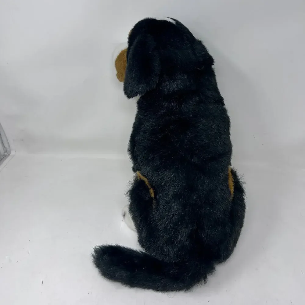 E&J Classic Plush Bernese‎ Mountain Dog Realistic Poseable 14” Stuffed Puppy